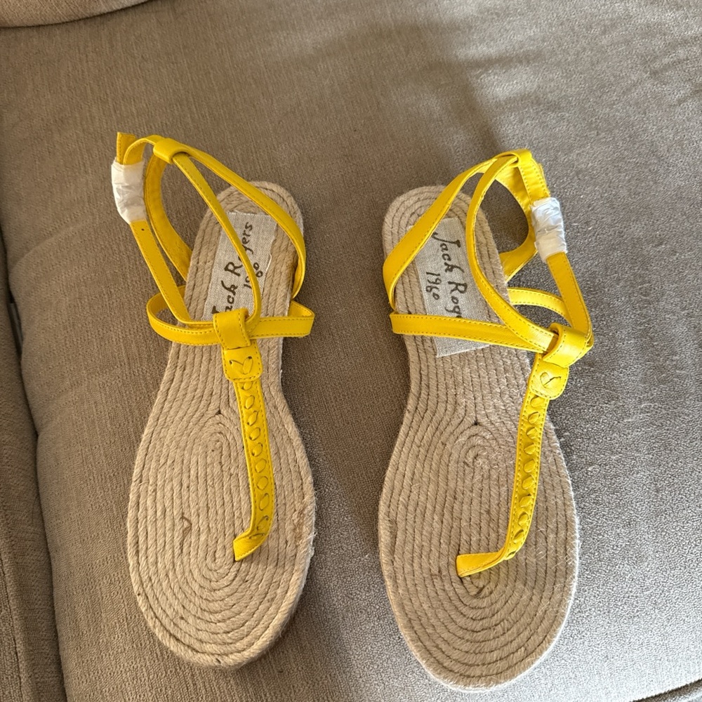 Zara Yellow Espadrille Sandals